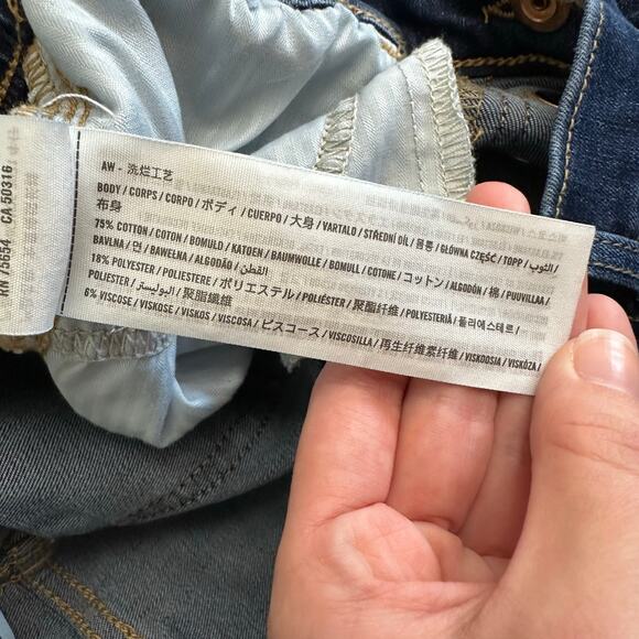 Abercrombie Kids‎ High-Rise Flare Jeans Girls 15/16 Short Retro Button Fly - Picture 11 of 12